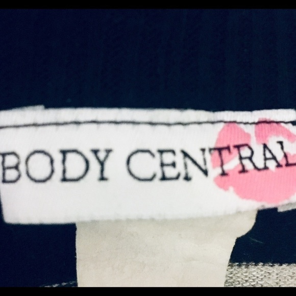 Black and Gray Striped Girly Sweater Size Small - Picture 6 of 6